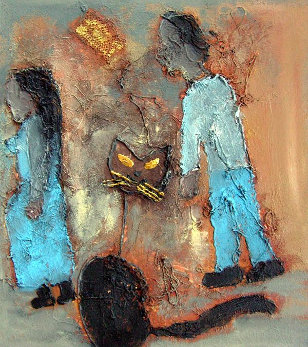 Chat et ses maîtres